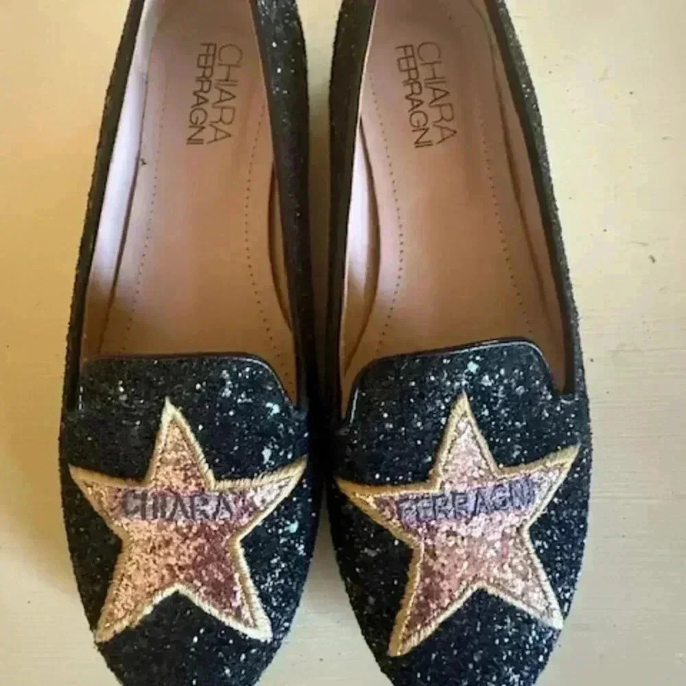 chiara ferragni glitter flats - Picture 3 of 6